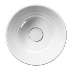 GSI - KUBE X keramické umývadlo na dosku, priemer 32cm, biela ExtraGlaze 943511