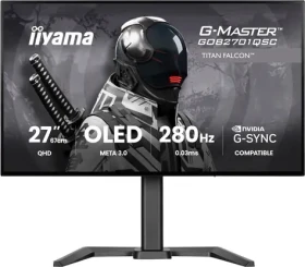 27" iiyama G-Master GOB2701QSC-B1 Titan Falcon čierna / Monitor / Tandem OLED / QHD / 280 Hz / 0,03 ms / USB-C 65W (GOB2701QSC-B1)