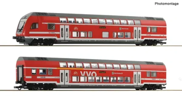 Roco 6220066 2dielna sada Dvojposchodový automobil DB AG VI digi