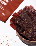 Vilgain Sušené steakové prúžky BIO – chilli 25 g