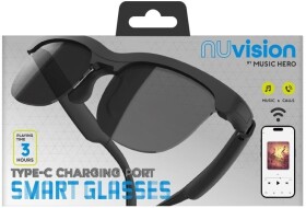 NoName Inteligentne slnečné okuliare z słuchawkami SBS NUvision 8018417500169 MHSUNGLASSBTK (8018417500169)