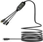 VivoLink USB-C HUB Cable with USB3.0 &