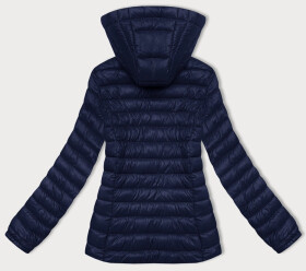Tmavomodrá dámska prešívaná bunda s kapucňou J Style (16M9102-215) odstíny modré S (36)
