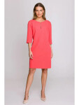Dámske šaty S394 Coral - Stylove L korálová