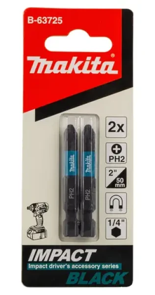 Makita B-63725 Torzný bit 1/4" PH2 50mm (2ks) (B-63725)