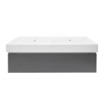 Kúpeľňová skrinka s umývadlom SAT Feel 120x30x46 cm antracit mat SATFEEL120ANTU2 SATFEEL120ANTU2