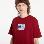 Tričko Tommy Jeans Regular Street Flag Tee Red Carpet L