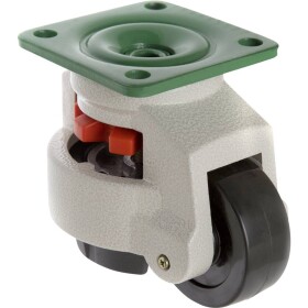TOOLCRAFT TO-5137968 Otočné koliesko 73 mm polohovateľné s montážnou doskou Nosnosť (max.): 750 kg; TO-5137968