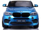 Mamido Elektrické autíčko BMW X6 M dvojmiestne XXL lakované modré