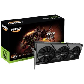 Inno3D GeForce RTX 4080 SUPER X3 16G / 2295-2550 MHz / 16GB GDDR6X / 256Bit / 1x HDMI + 3x DP / 320W (16) (N408S3-166X-18703552)