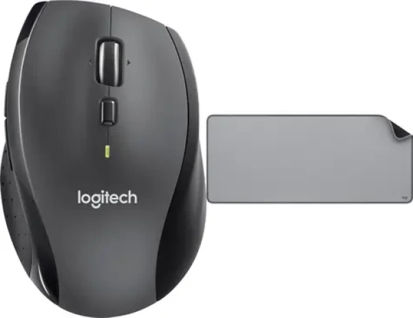 Logitech M705 Marathon + Studio Series stredne šedá / Sada bezdrôtová myš + podložka