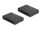 DeLock HDMI Extender Set / Rozširovač HDMI / 4K 60 Hz / 50 m / Cat6 (65955)