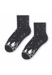 Dámske ponožky Steven Frotte art.123 melanžová šedá/lurex 35-37