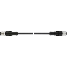 LAPP AB-C8-M12MS-1,0PUR-M12FS pripojovací kábel pre senzory - aktory, 22260099, 1 ks; 22260099