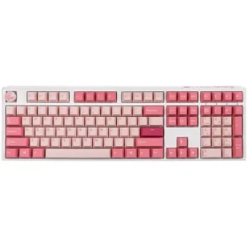 Ducky One 3 Cherry MX-Blue ružová / herná klávesnica / mechanická / drôtová USB-C / US (DKON2108-CUSPDGOWWPC2)