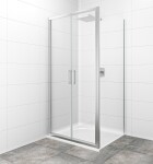 Sprchovací kút obdĺžnik 100x80 cm SAT TEX SIKOTEXL80STENA100 SIKOTEXL80STENA100
