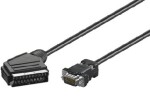 PremiumCord Kábel VGA M DB15M - SCART M / 2 m (kjvs-2)