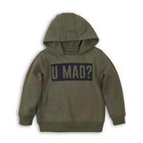 Chlapčenská mikina, Minoti, KB FLEECE HOODY 9, khaki - 152/158 | 12/13let
