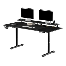 Ultradesk Highlander XXL čierna / Pracovný stôl / elektricky nastaviteľná výška / 160x70 cm / 72-117 cm (UDESK-HGXL-BB)