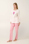 Vamp - Dámske bavlnené pyžamo s potlačou 21932 - Vamp pink blush L