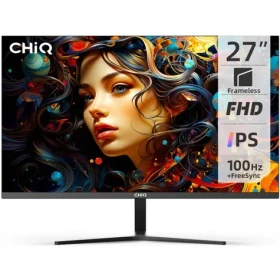 27" CHiQ 27F650R čierna / 1920x1080 / IPS / 16:9 / 6ms / 1000:1 / 250cd-m2 / HDMI + DP / VESA (27F650R)