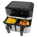 ProfiCook FR 1242 / Teplovzdušná fritéza / 2400W / 2x 4.5l / 40°C - 200°C (4006160124286)