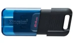 Kingston DataTraveler 80 64GB čierna / Flash Disk / USB 3.2 Gen 1 - (USB-C 3.0) (DT80M/64GB)