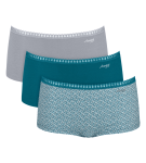 Dámske nohavičky GO Crush Short C3P – UNKNOWN – tyrkysová V022 – SLOGGI Multple Colours 22 L