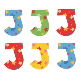 Bigjigs Toys Hviezdičkové písmenko J