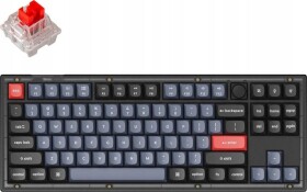 Keychron V3 TKL 80% Fully Assembled Knob K Pro Red Switch Frosted Black QMK/VIA