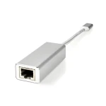 Nedis adaptér USB-C - RJ45 strieborná / Adaptér / USB 3.2 Gen 1 / 1 Gbps / 0,20 m (CCTB64950AL02)