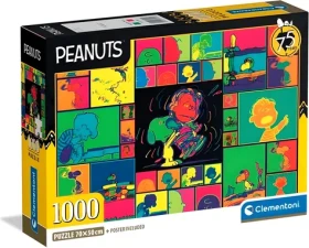 Clementoni Puzzle Peanuts: Farebná koláž
