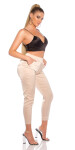 Trendy shimmery cloth pants caramel L/XL