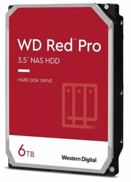 WD RED Pre 6TB / HDD / 3.5" / 7200 RPM / 256MB cache / SATA III / 5y (WD6005FFBX)