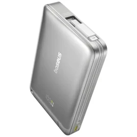 Baseus PicoGo Qi2 s káblom USB-C 10000mAh 45W šedá / Powerbanka / USB-C / Qi2 / Magsafe (P10078800843-00)