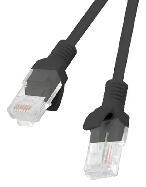 Lanberg čierna / Patch kábel UTP / Cat6 / 1,5 m / 10 ks / Fluke Passed (PCU6-20CC-0150-BK)