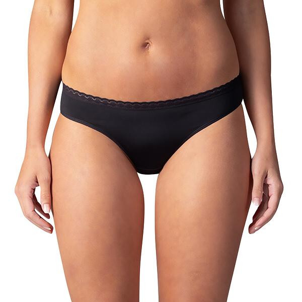 Dámske čipkované nohavičky DAILY MICRO SLIP - BELLINDA - čierna M