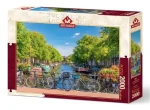 ART PUZZLE 5480 Puzzle Amsterdamský kanál