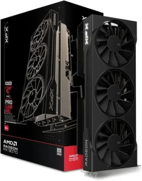 XFX Swift Radeon RX 9070 OC 16GB / 2210 MHz / 16GB GDDR6 / 256-bit / 1x HDMI + 3x DP / 550W (8+8+8) (RX-97SWFB3B9)