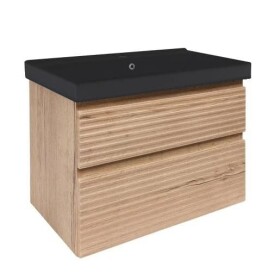 Kúpeľňová skrinka s umývadlom Naturel Savona 78x53x45 cm dub mat SAVONA280DHU1B SAVONA280DHU1B