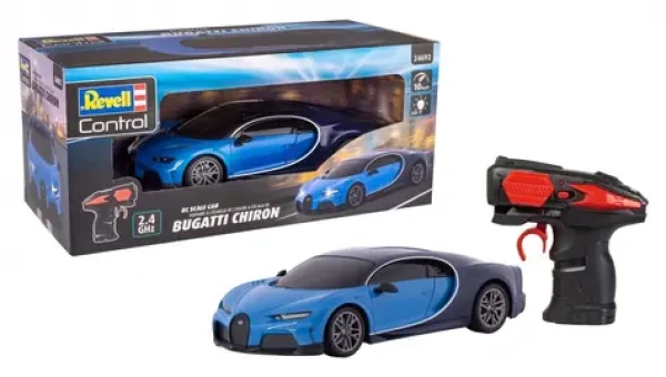 Revell Bugatti Chiron modrá