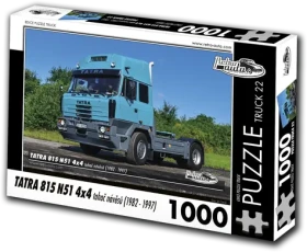RETRO-AUTA Puzzle TRUCK Tatra 815 N51 4x4 ťahač návesov (č.22)