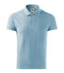 Bavlna Heavy pánske polo tričko sky blue S