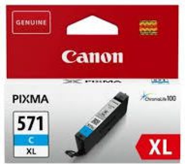 Canon CLI-571XL Toner, farba cyan, z zabezpieczeniem 0332C004