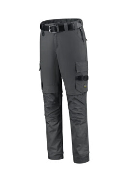 Pracovné nohavice Twill Cordura Stretch unisex pracovné nohavice tmavosivé 55