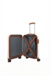 Palubný kufor 55x40x20 Travelite Bali S White/Cognac