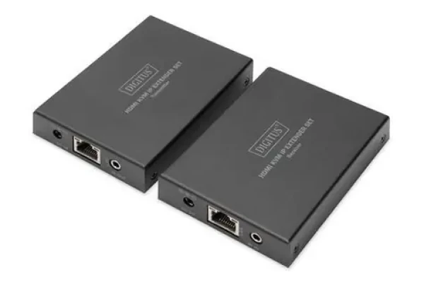 Digitus DS-55507 HDMI KVM IP Extender Set / Predlžovač signálu / Cat5e-8 / 150 m / Full HD / USB KVM (DS-55507)