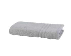 Froté uterák pre hostí Kira 30x50 cm, strieborný%