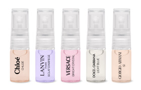Set vôní Set parfémových bestsellerů pro ženy - Chloé, Dolce&Gabbana, Lanvin, Versace & Armani