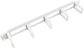 Lanberg 19" organizér káblov šedá / Organizér káblov / 1U / typ B / plast (AK-1202-S)